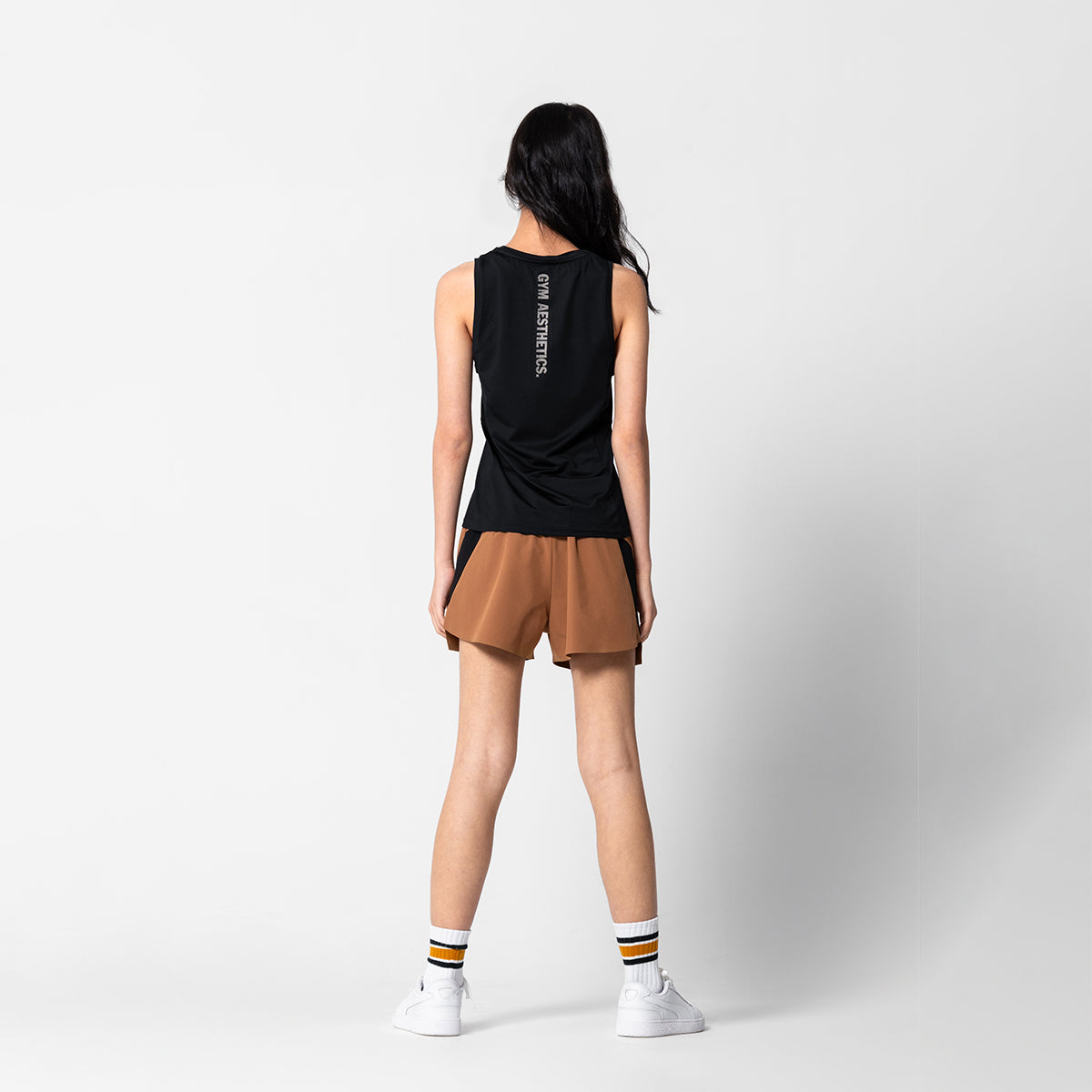 Women's gym shorts, brown | NoPain Sportswear