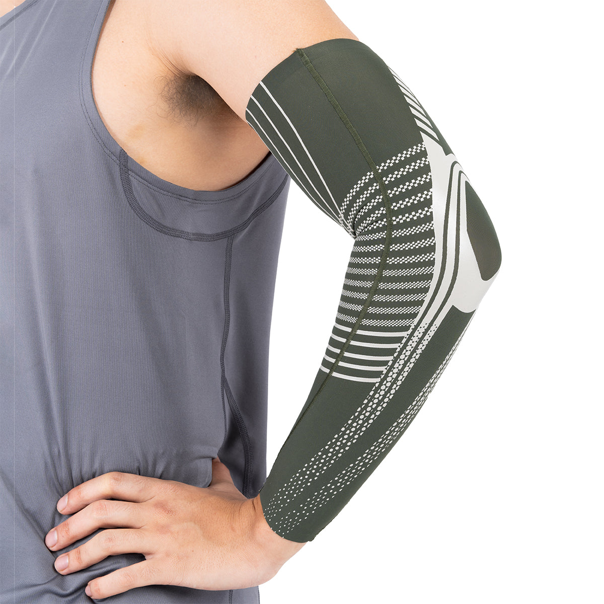 PRO GYM Compression Arm Sleeve. arm Sleeves for Bike for Men : :  Clothing & Accessories