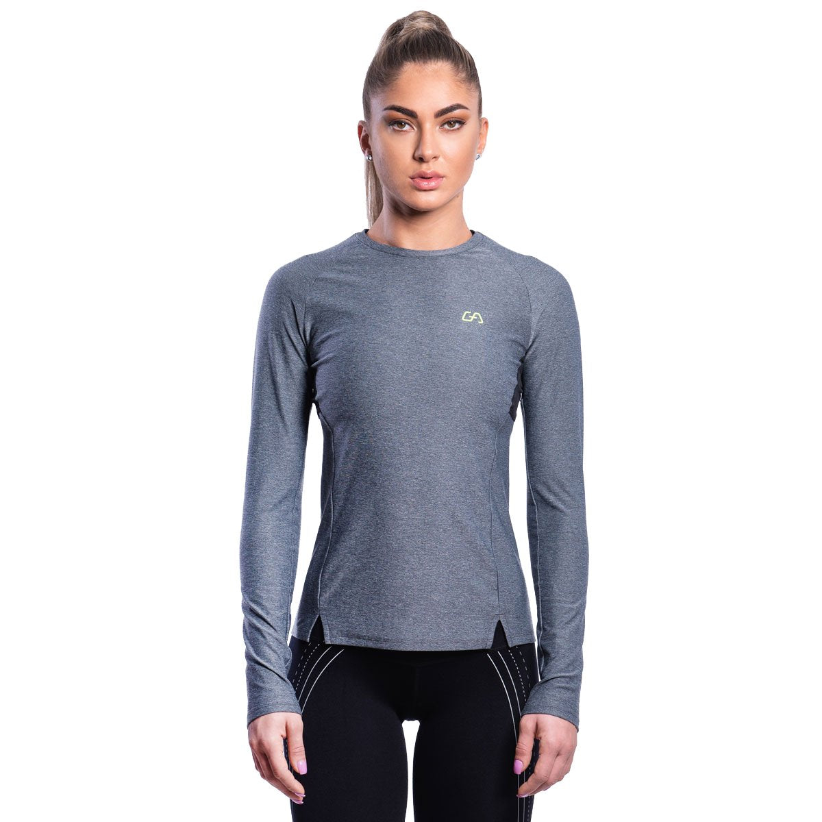 Woman tight fit OEM athletic long sleeve t-shirt 丨 Lezhou Garment